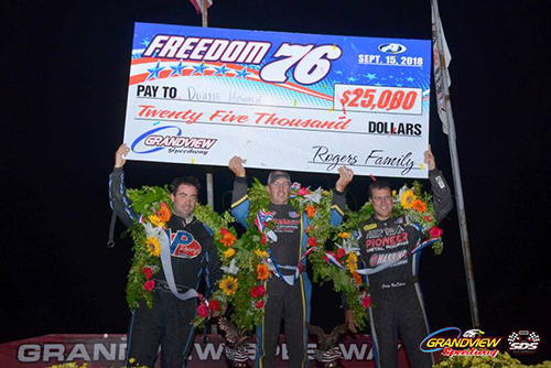 Howard Takes Checkers In Freedom 76 at Grandview Speedway