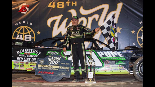 Jimmy Owens Wins World 100 Prelim at Eldora Speedway