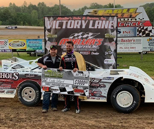 Cade Dillard Tops Dirt Kings at Eagle Valley