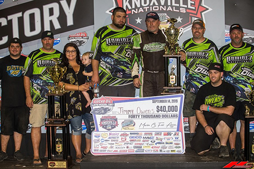 Jimmy Owens Repeats as Late Model Knoxville Nationals Champion