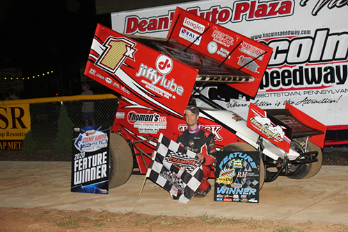 Trout Goes Wire To Wire for Win at Lincoln Speedway